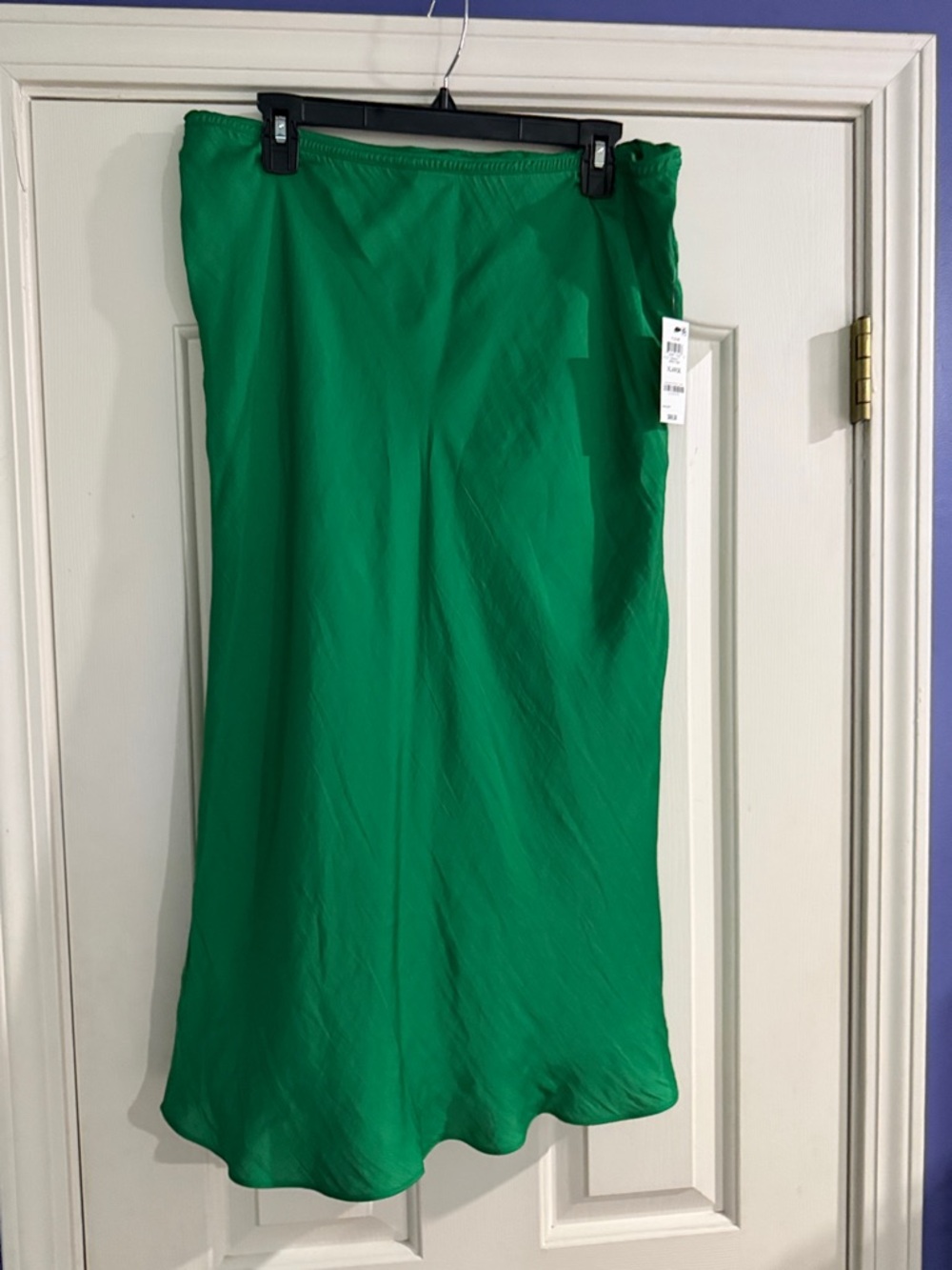 INC International Concepts Emerald Green Midi Slip Skirt
